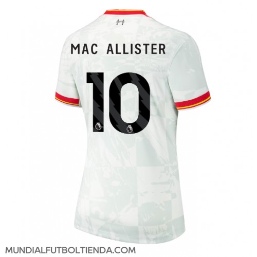 Camiseta Liverpool Alexis Mac Allister #10 Tercera Equipación Replica 2024-25 para mujer mangas cortas